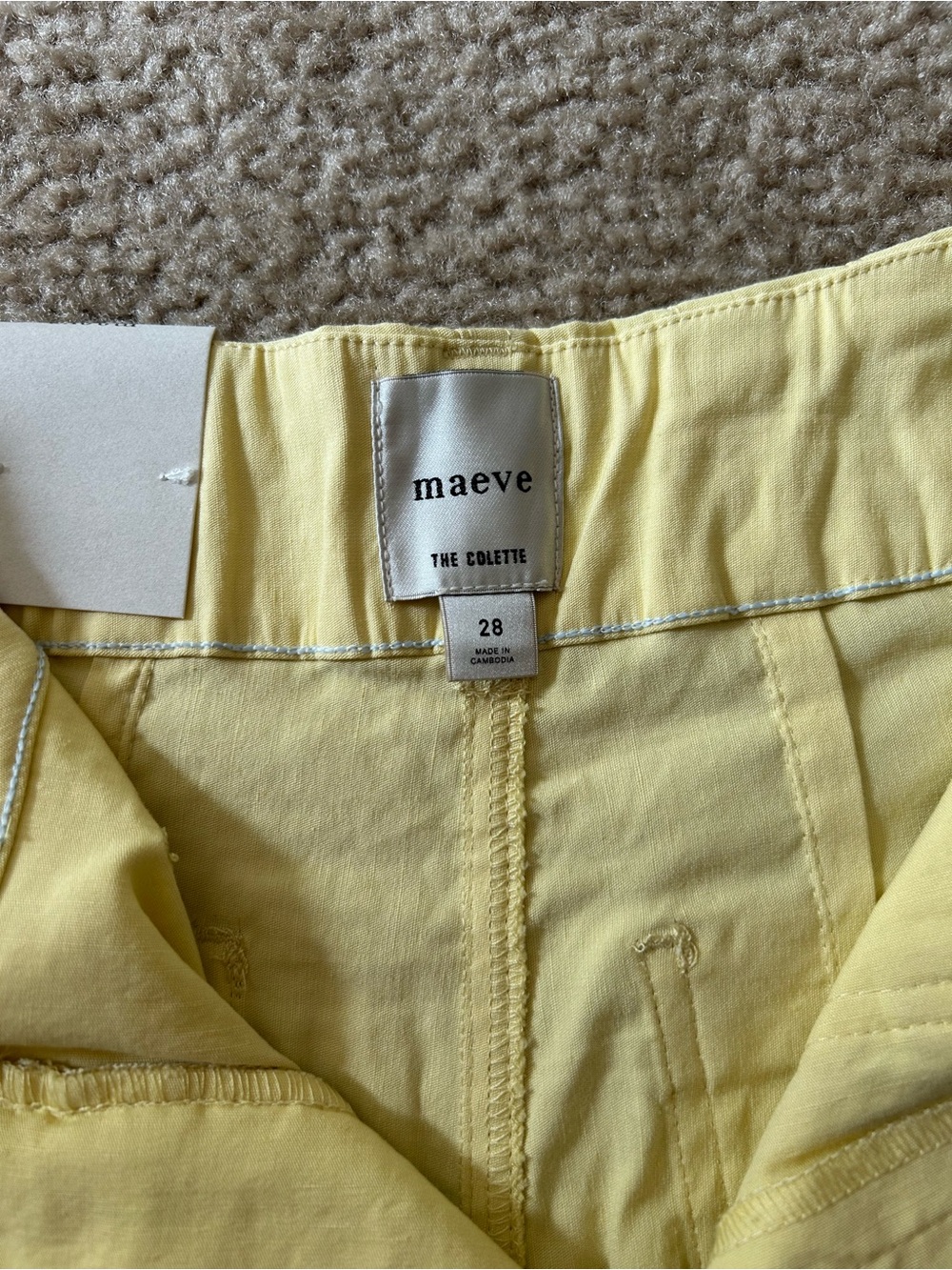 Anthropologie Maeve The Colette Wide Leg Cropped Pants - Picture 4 of 5